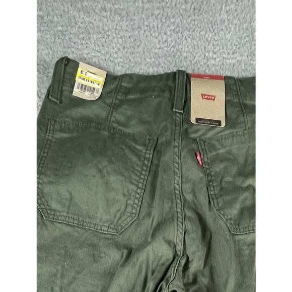 Levi's Pants Womens W29 L27 Green Combat Surplus Straight High-Rise Khaki NWT - Picture 8 of 10